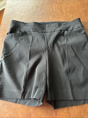 Chico's High-Waist Black Tailored Shorts